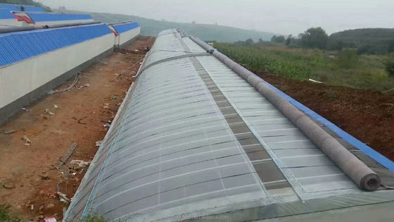 Estufas agrícolas de um único trecho com sistema de isolamento de cobertor de aquecimento