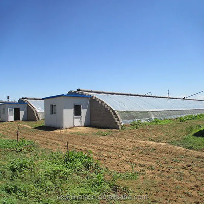 Estufas solares de Inverno Estufas agrícolas quentes com estrutura de aço galvanizado