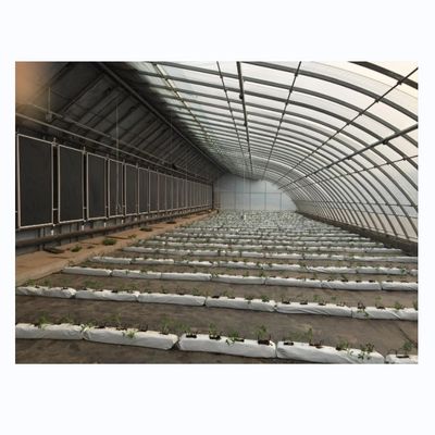 Pequena estufa solar passiva de economia de energia com estrutura de aço galvanizado a quente