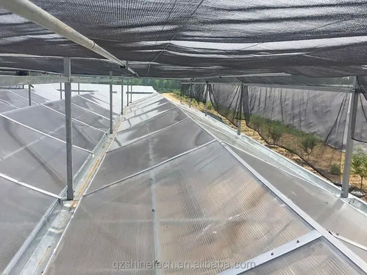 4m Largura da baía Multi-Span Estufas de Estufas Agrícolas Material de cobertura Super Resistência Forte