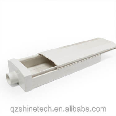 Sistema de cultivo hidropônico 100*50mm NFT PVC Pipe Agricultura vertical com acessórios brancos