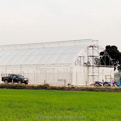 Agropecuária Pequeno túnel agrícola Estufa com estrutura de aço galvanizado