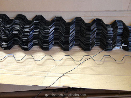 Filtro revestido de plástico Wiggle Wire Zigzag Spring para Pequena Agricultura Acessórios de Estufas