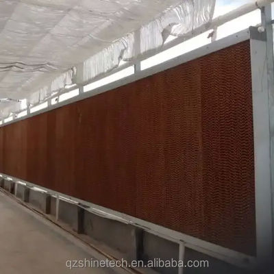Pad de refrigeração por evaporação de água para a quinta de frango