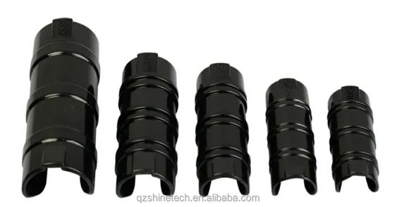 Clip de tubo de plástico ABS branco preto PC para acessórios de estufa de 19mm 20mm 22mm 25mm 32mm